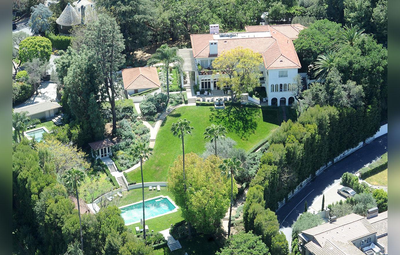 Brad Pitt House Aerial Photos Prove Spending Time With Kids