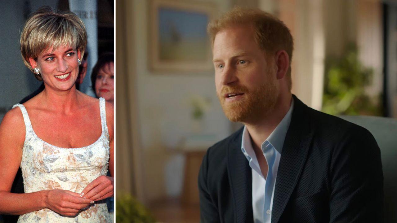 Photos of Diana and Harry