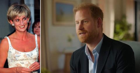 Photos of Diana and Harry