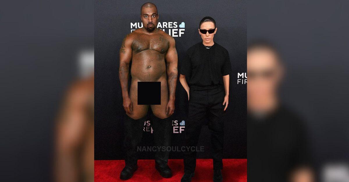 Photo of Kanye West and Bianca Censori AI