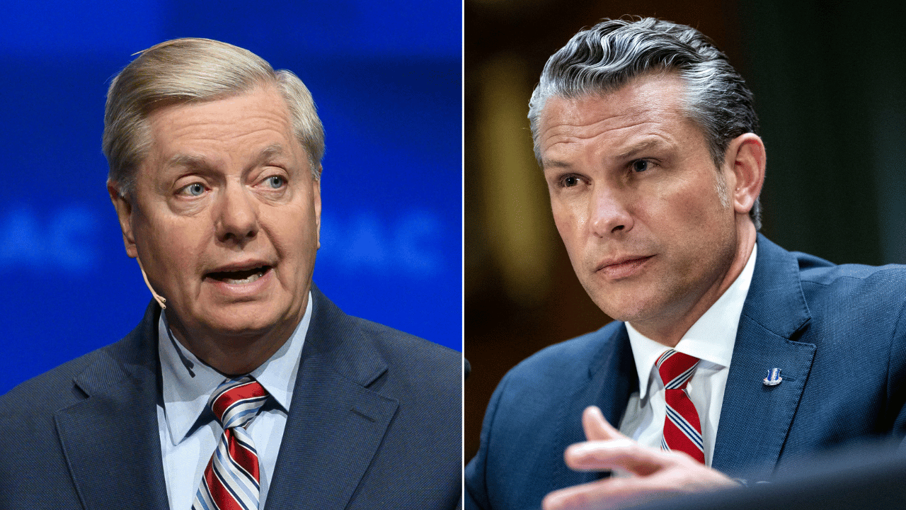 Photo of Lindsey Graham, Pete Hegseth