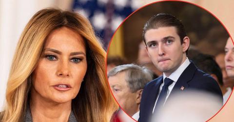 Photo of Melania and Barron Trump