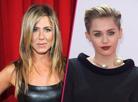 //jennifer aniston miley cyrus pp