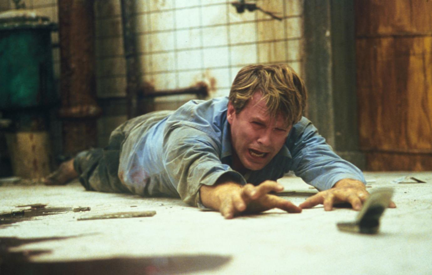 Cary Elwes fought for his life in a still from Saw.