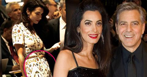 //george clooney amal clooney pregnant confirm pp