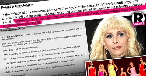 //victoria gotti passes lie detector test challenge stars rhonj take test teresa aprea husband sleeping mother pp sl