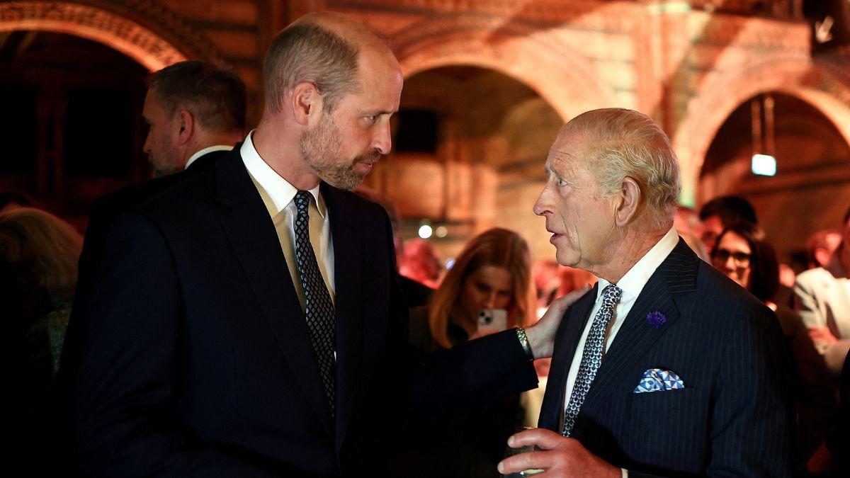 Photo of Prince William and King Charles III
