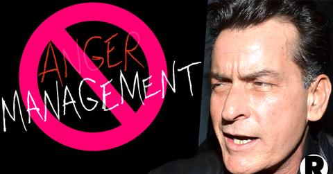 //charlie sheen injury shuts down production anger management pp sl