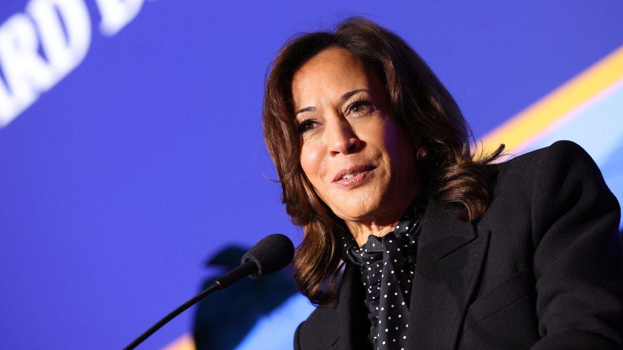 A photo of Kamala Harris
