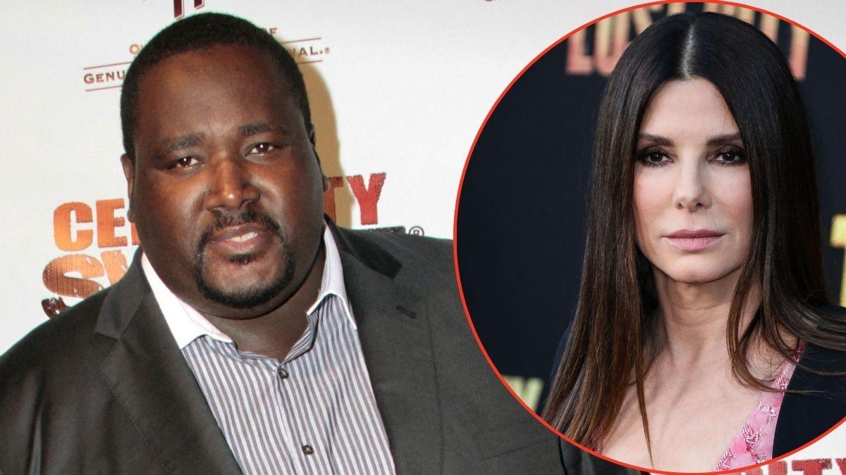 picture of Quinton Aaron and Sandra Bullock 