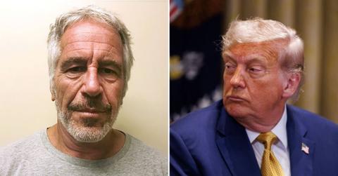 Photo of Donald Trump, Jeffrey Epstein
