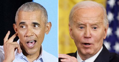 Split photo of Barack Obama and Joe Biden.