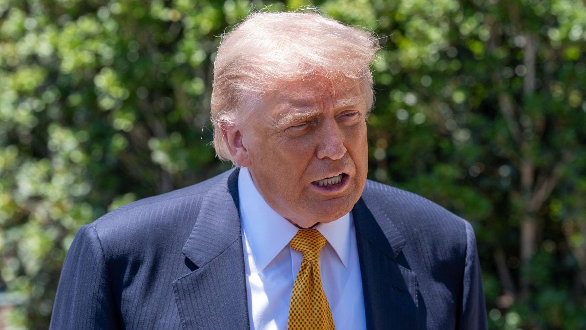 Critics claimed Donald Trump was 'slurring' his words.