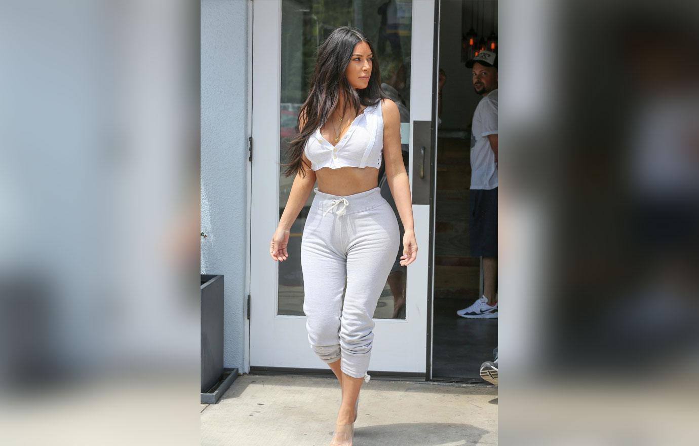 Kim Kardashian sisters film lunch kuwtk