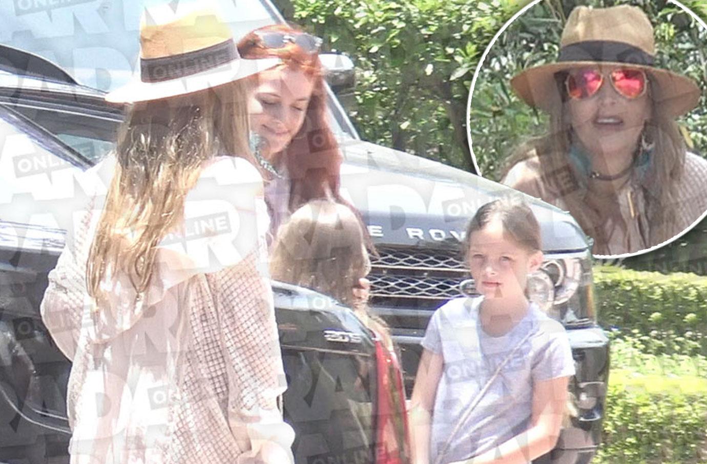 Lisa Marie Presley Divorce Kids First Sighting