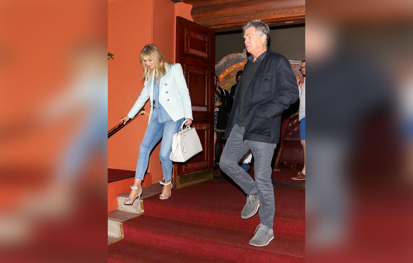 Christie Brinkley David Foster Dating Blazer Jeans