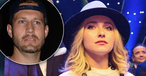 Hayden Panettiere Looking Scared with Split of Brian Hickerson Closeup Looking Angry