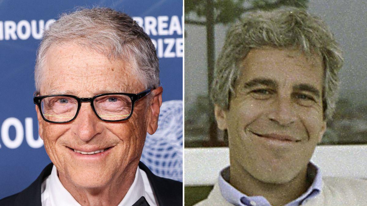 picture of Bill Gates and Jeffrey Epstein