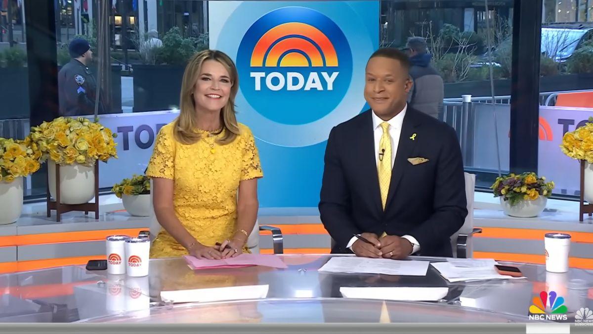 Photo of Savannah Guthrie and Craig Melvin