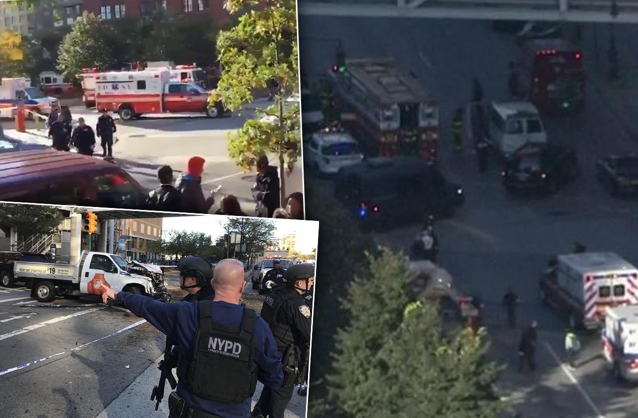 Breaking News Four Injured After Car Crash Shooting In New York City