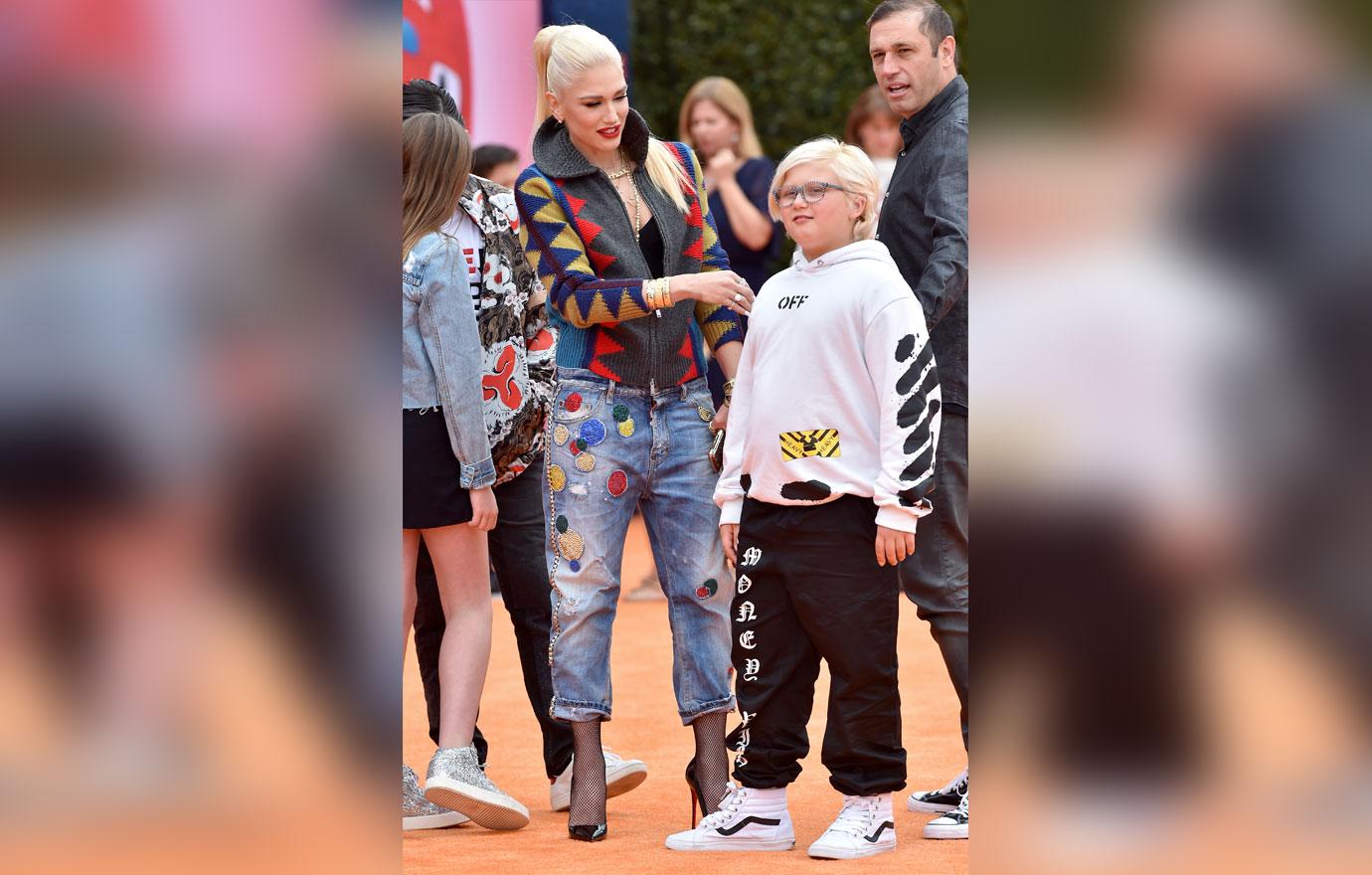 Gwen Stefani And Sons Attend Movie Premiere With Blake Shelton