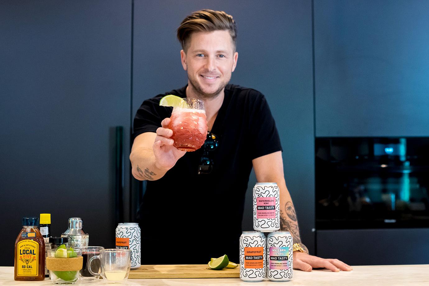 ryan tedder enjoys a mad tasty memorial day mocktail