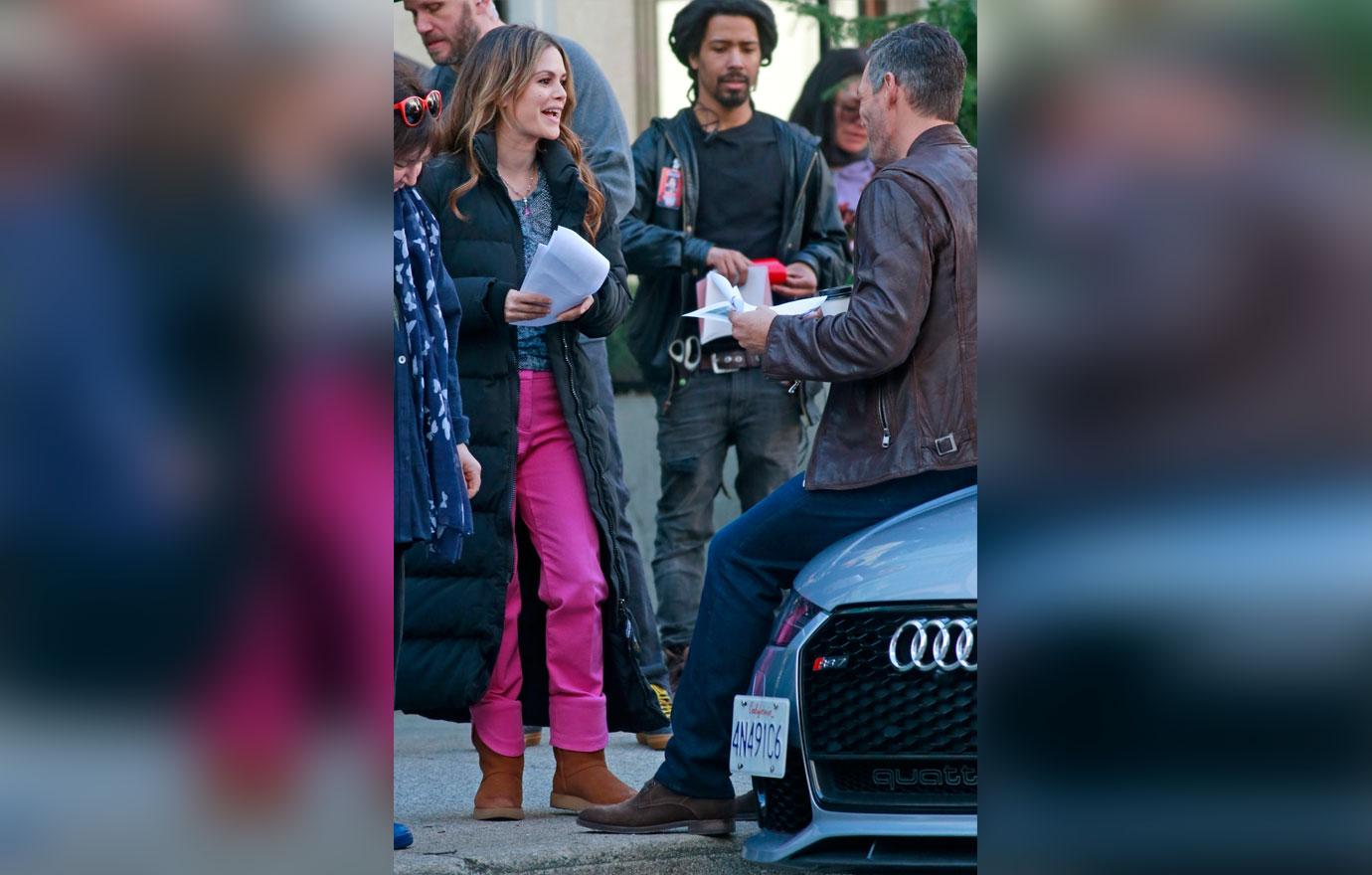 Eddie Cibrian Rachel Bilson Flirty On Set