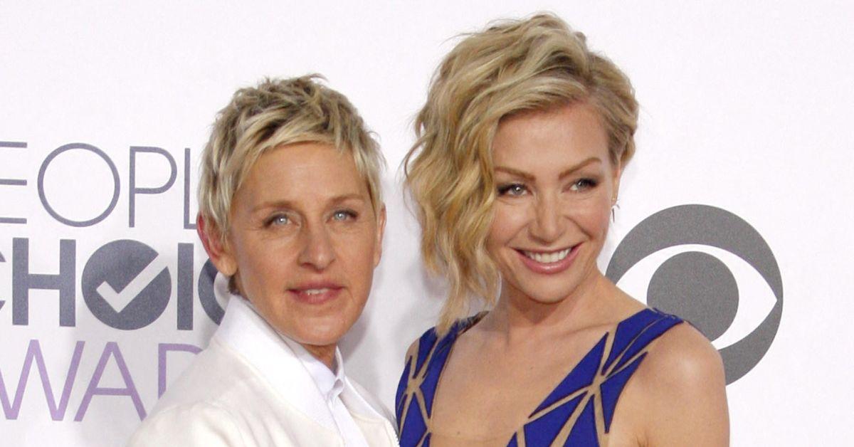 picture of Ellen DeGeneres and Portia de Rossi