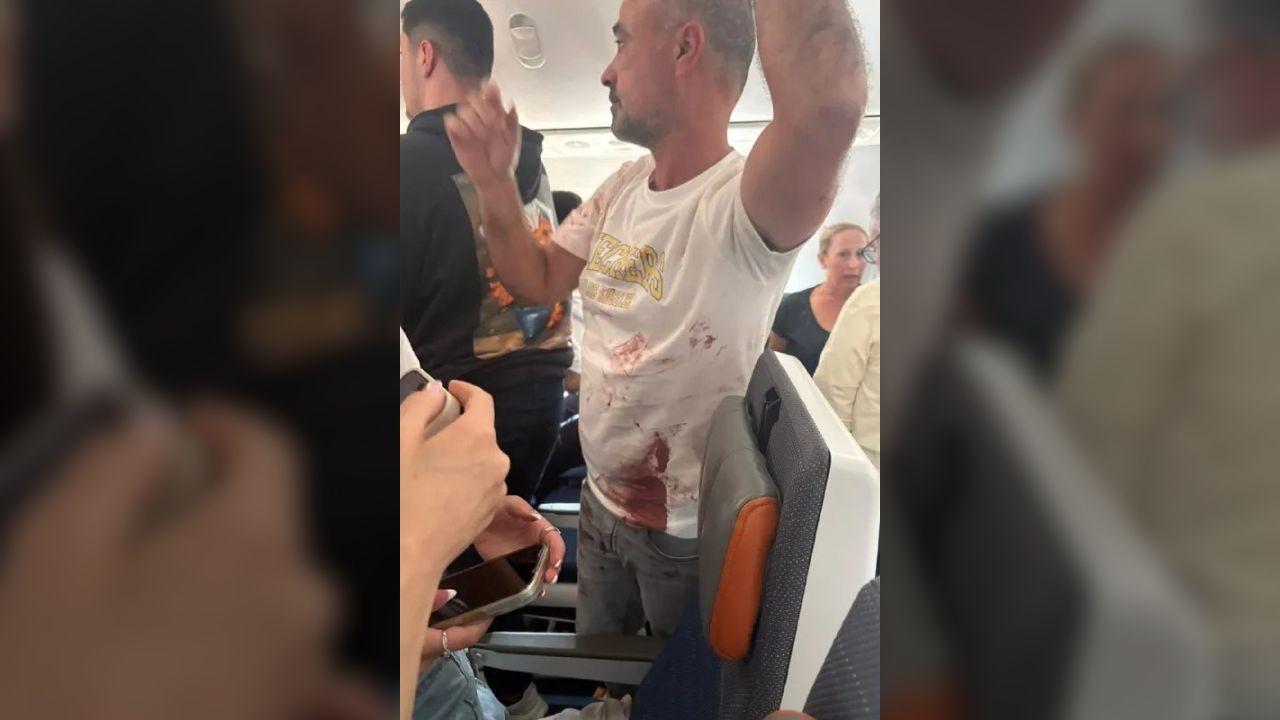 Passengers on the plane fought back and subdued the co-pilot attacker.