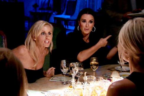 //real housewives of beverly hills fighting