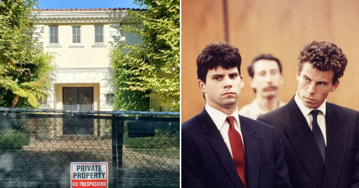 Crime scene photos from the Menendez murders