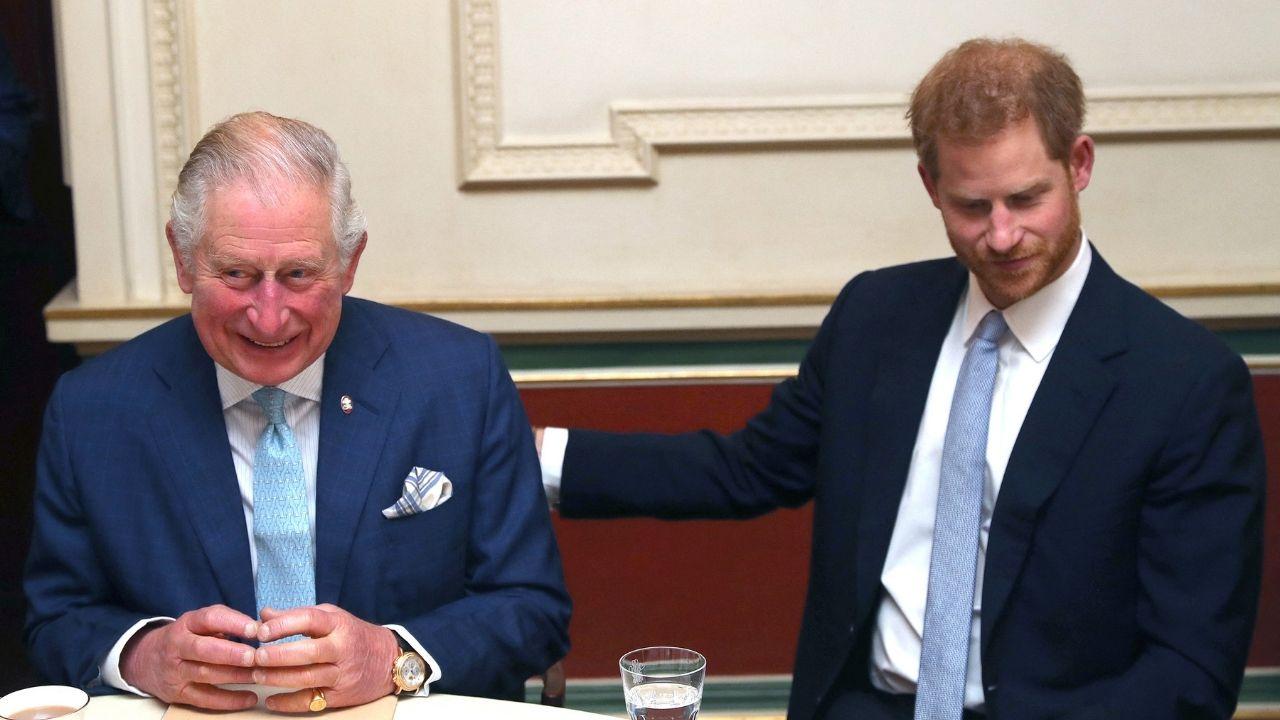 Photo of King Charles and Prince Harry