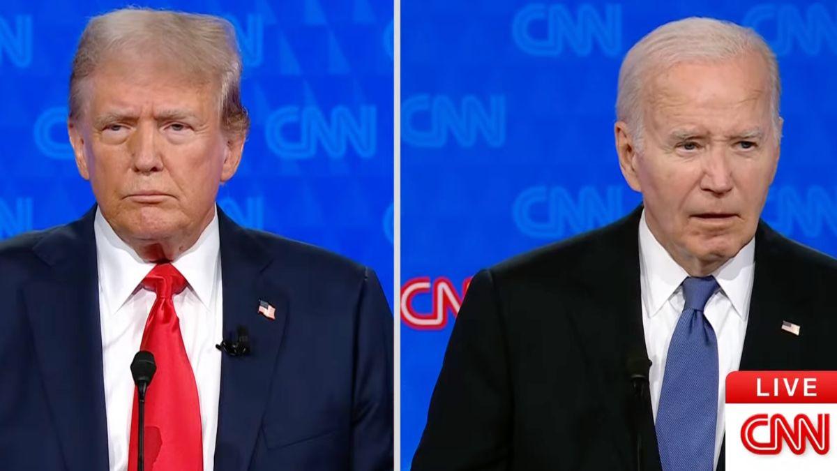 Photo of Donald Trump and Joe Biden