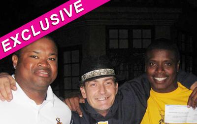 //charlie sheen donates charity