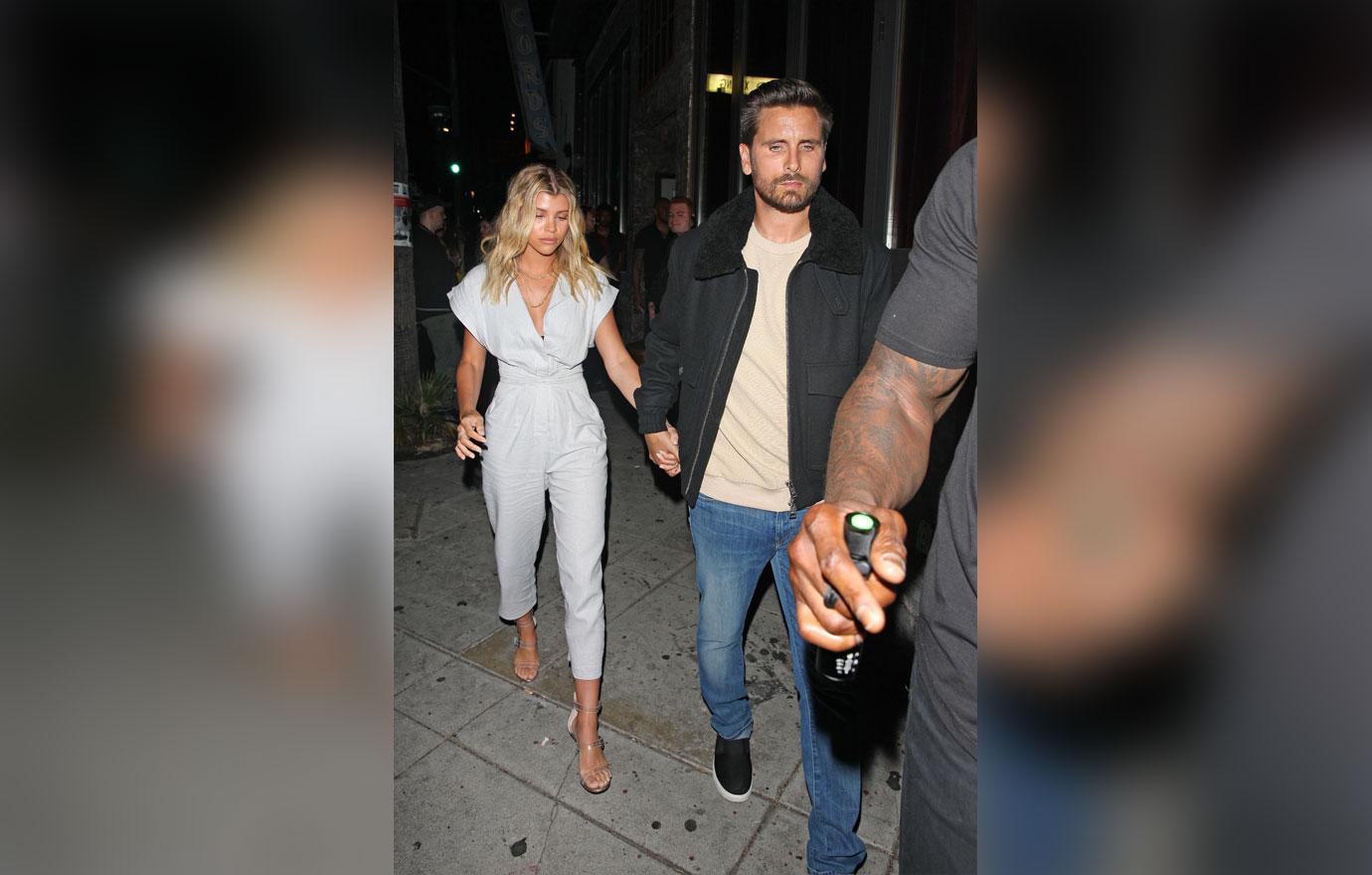 Scott Disick & Sofia Richie Hold Hands Outside Los Angeles Club