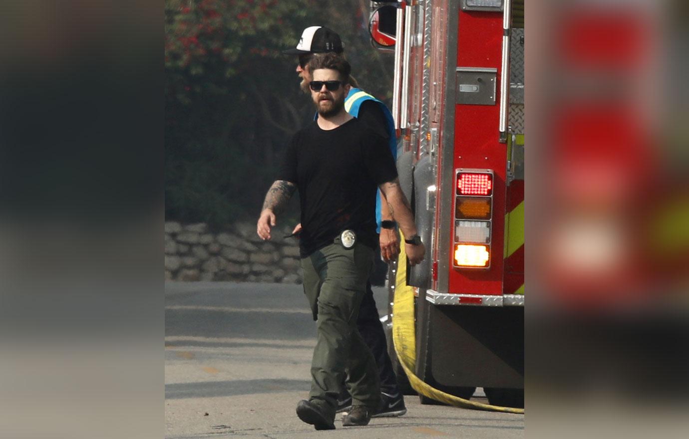 Jack Osbourne Fights Wildfires in California