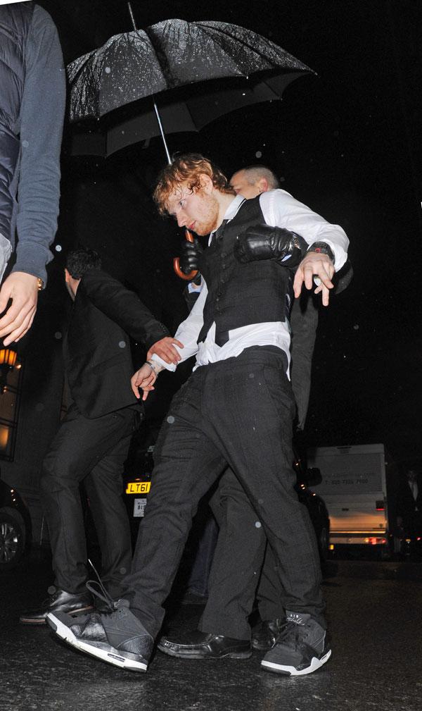 Ed Sheeran Drunk At Brit Awards