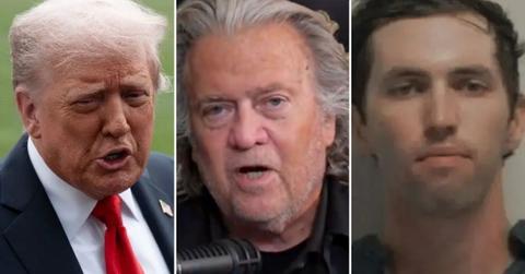 photo of trump bannon and tyler robinson