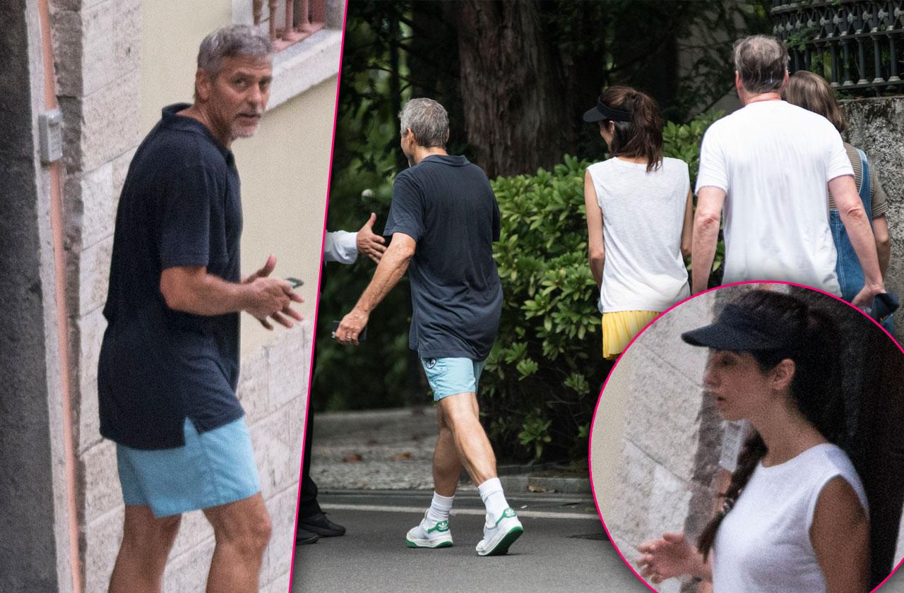 George Clooney Amal Paddle Tennis Date