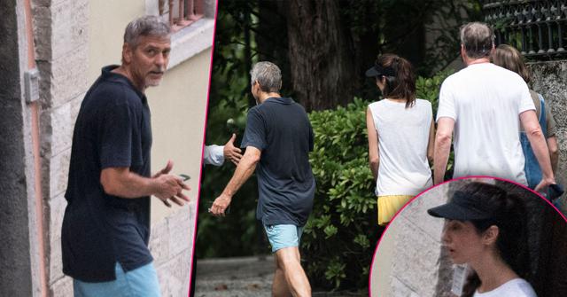 George Clooney Amal Paddle Tennis Date