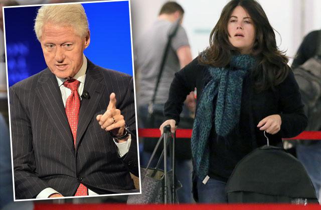 Monica Lewinsky Bill Clinton Sex Scandal Embarrassed Photos