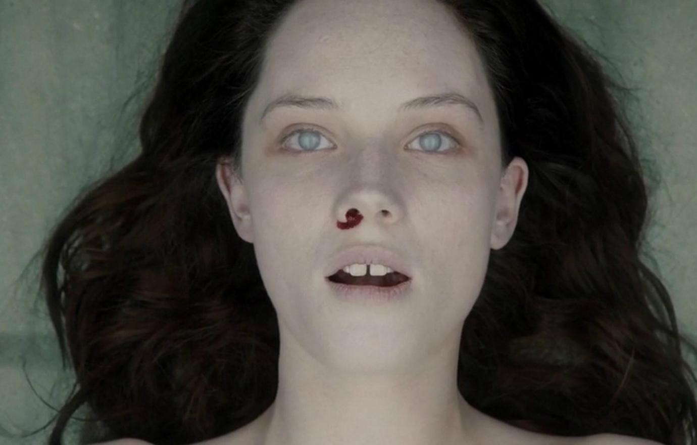 Olwen Catherine Kelly lay dead on a coroner’s slab in a still from The Autopsy of Jane Doe.