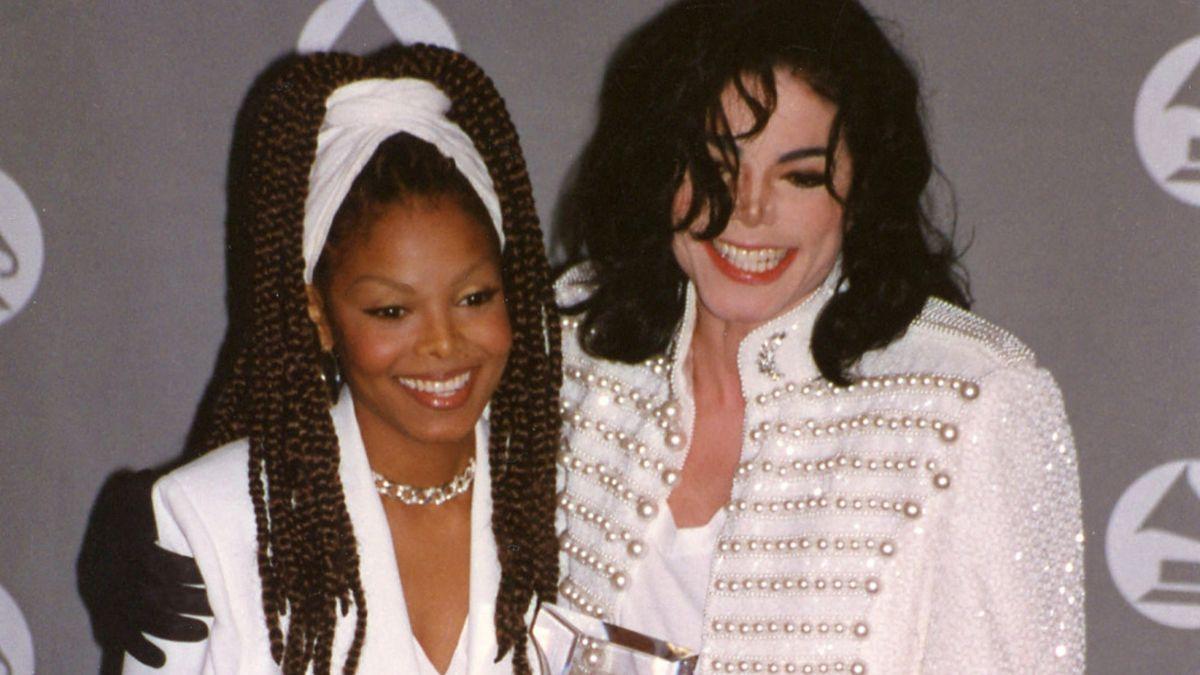 Photo of Michael and Janet Jackson