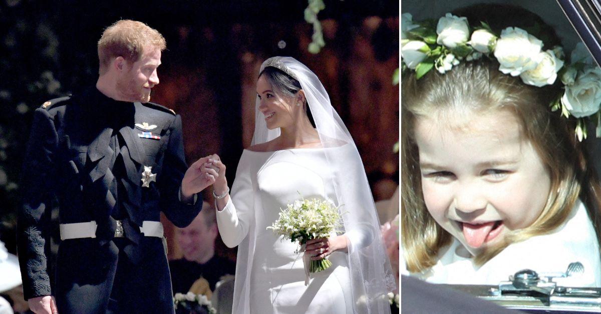 Photo of Prince Harry, Meghan Markle and Princess Charlotte