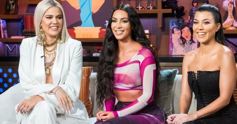 Watch What Happens Live With Andy Cohen -- Pictured (L-R): Khloe Kardashian, Kim Kardashian and Kourtney Kardashian