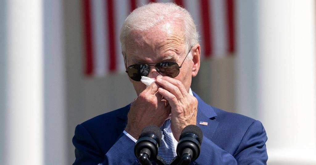 President Biden Can't Stop Coughing During CHIPS Bill Signing Speech