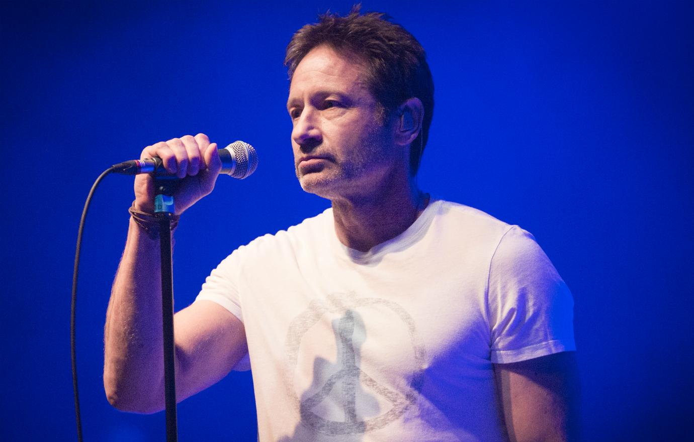 David Duchovny performs at O2 Shepherd's Bush Empire during the European 2019 Every Third Thought Tour on February 22, 2019 in London, England.