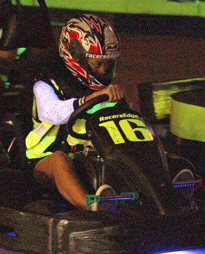 //rihanna rob kardashian go kart racing