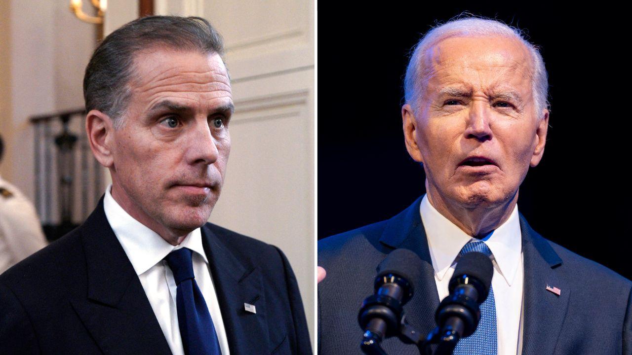 split image of Hunter Biden and Joe Biden