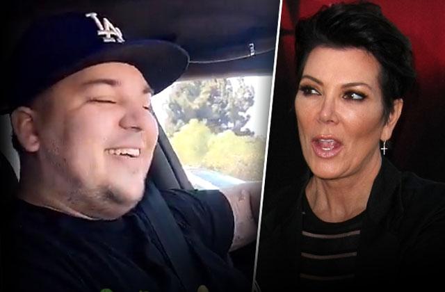 //rob kardashian weight snapchat mom kris sexual request pp